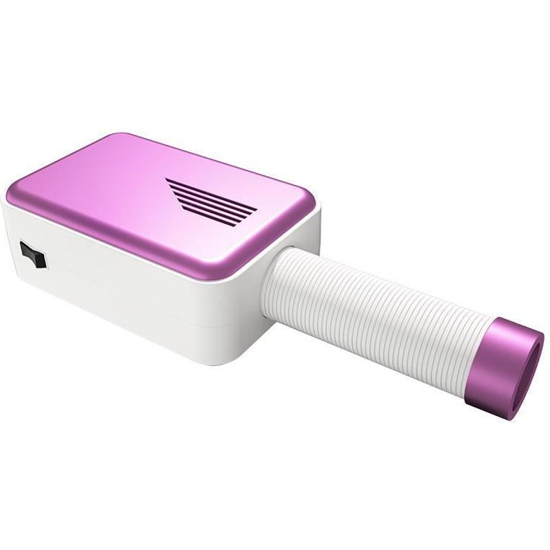 Portable Electric Clothes Shoe Dryer Fan Heater Bed Warmer Garment Mites Killer For Home, Pourpre