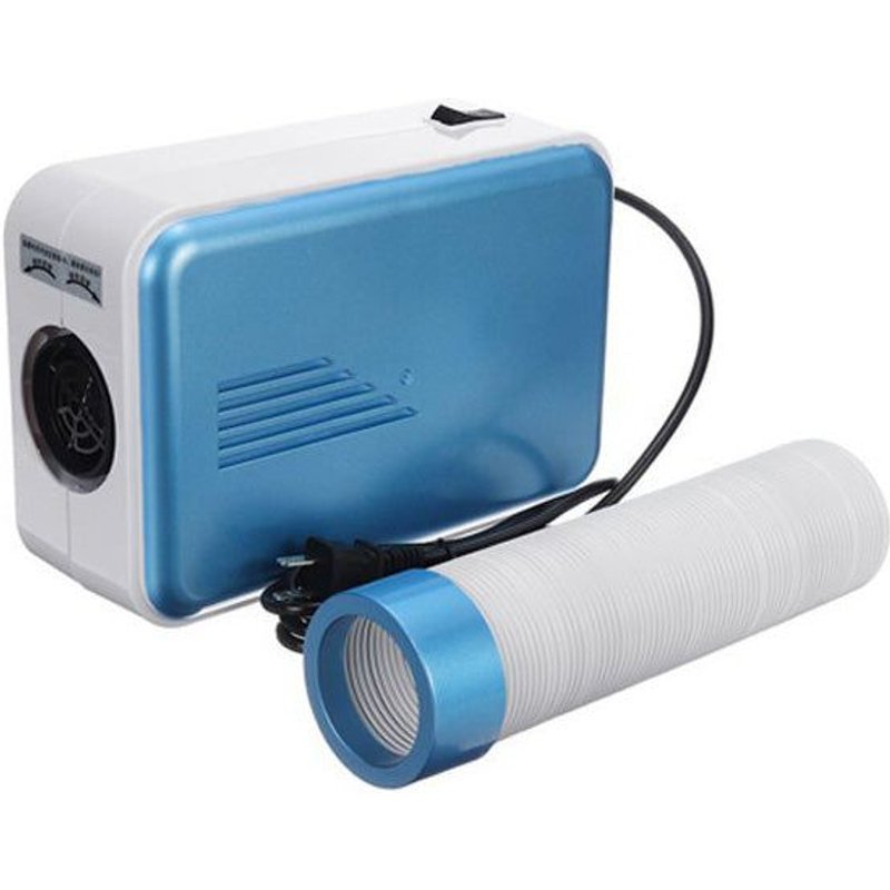 800w Portable Electric Clothes Pet Dryer Machine Folding Drying For Home Office Dormitory, Bleu