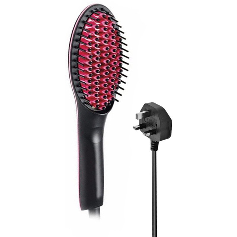 Lisseur Brosse Peigne Droite Abs Chaleur Anti Scald