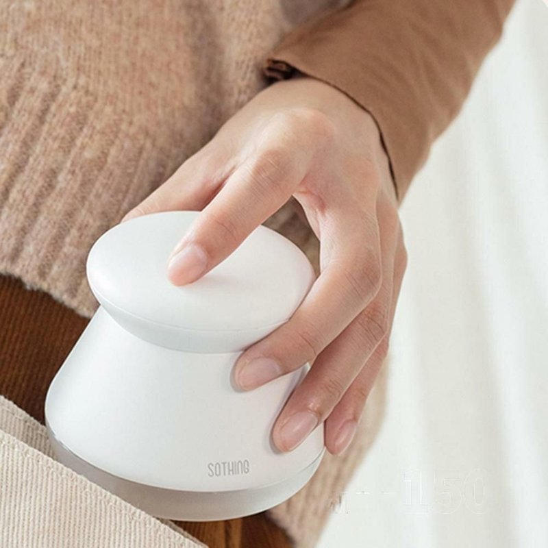 Mini Portable Lint Remover 6-Leaf Cutter Head Usb Charging 6800rmp 360cutting Clothes Fabric Shaver, Blanc