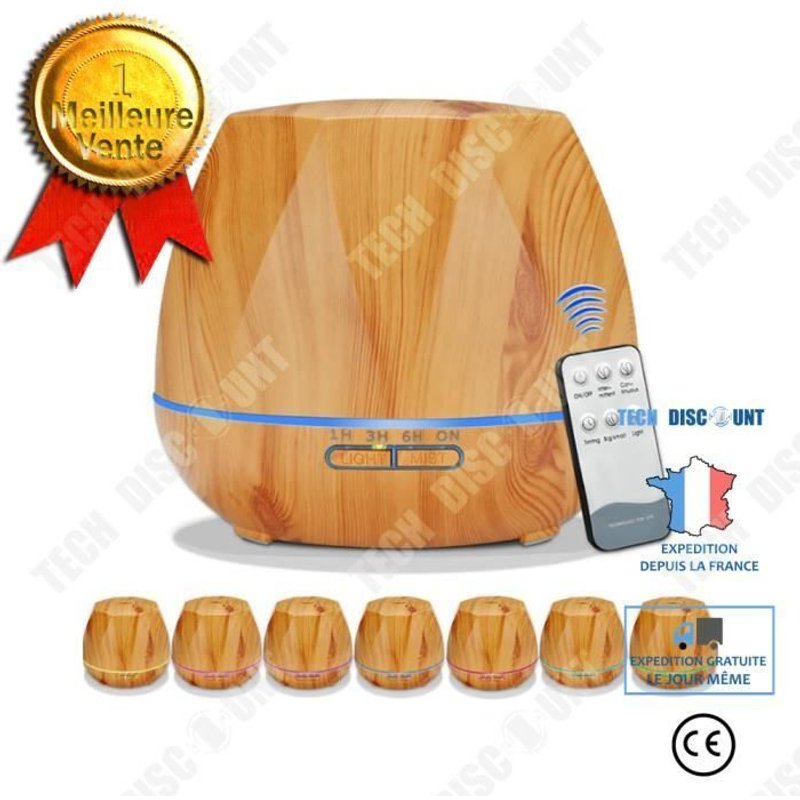 TD® Salle de ménage Chambre pulvérisateur télécommandé grande capacité humidification hydratante machine d'aromathérapie