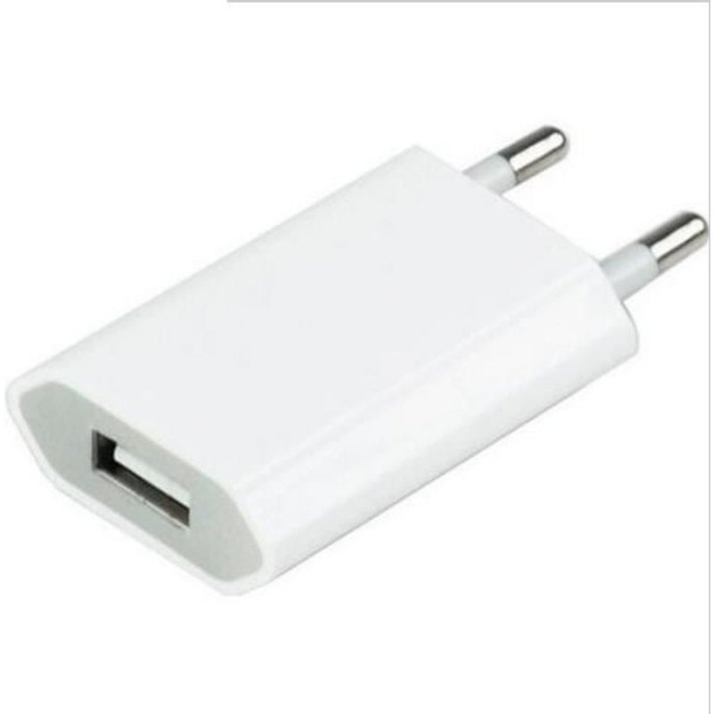 Adaptateur Usb Prise Murale Pour "Iphone 14 Plus" Secteur 1 Port Courant Ac Chargeur (5v-1a) Universel, Couleurs: Blanc.