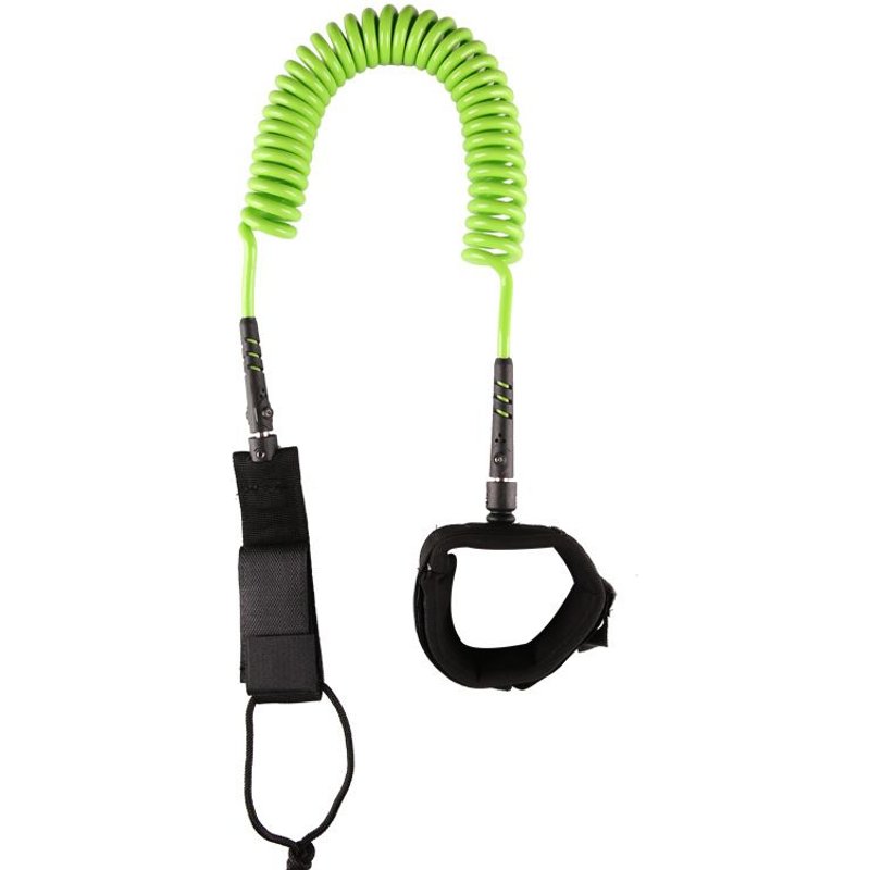 Sangles De Planche De Surf (Vertes), Sangles De Cheville, 7mm, Accessoires De Surf, Sangles De Surf Rétractables À Ressort Pour Planche De Paddle