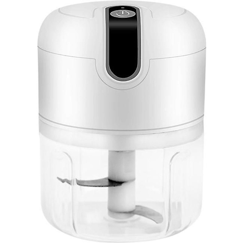 Blanc - 1 X Hachoir À Viande Automatique Supplément Pour Bébé Remuer L'ail Viande Hachée Multifonction