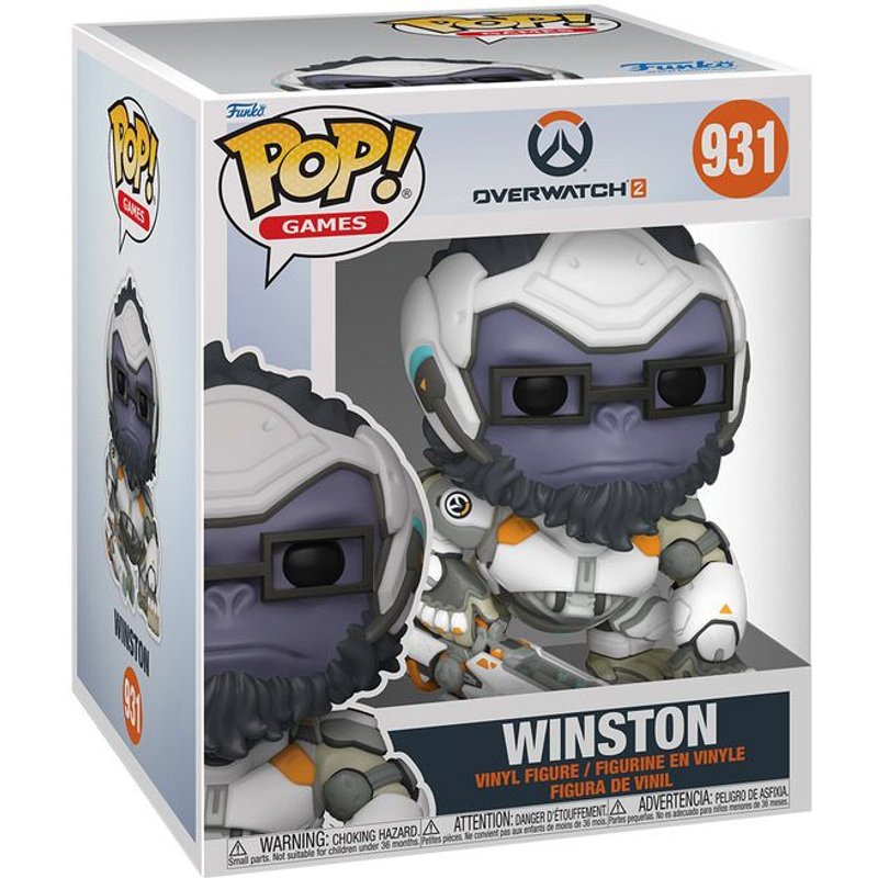 Overwatch 2 Figurine Super Sized Pop! Vinyl Winston 15 Cm