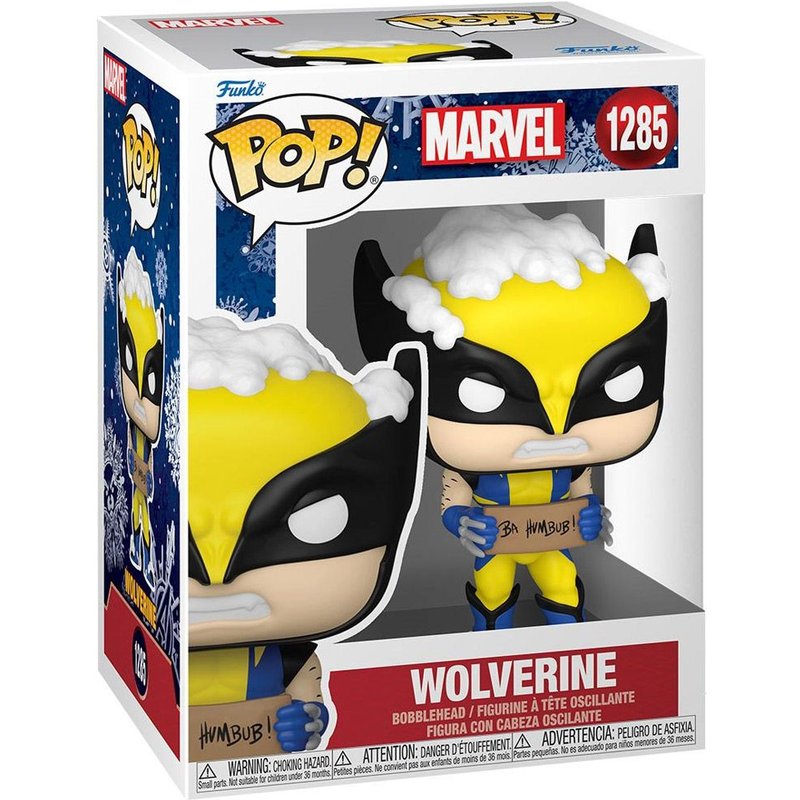 Marvel Holiday - Figurine Pop! Wolverine W/ Sign 9 Cm