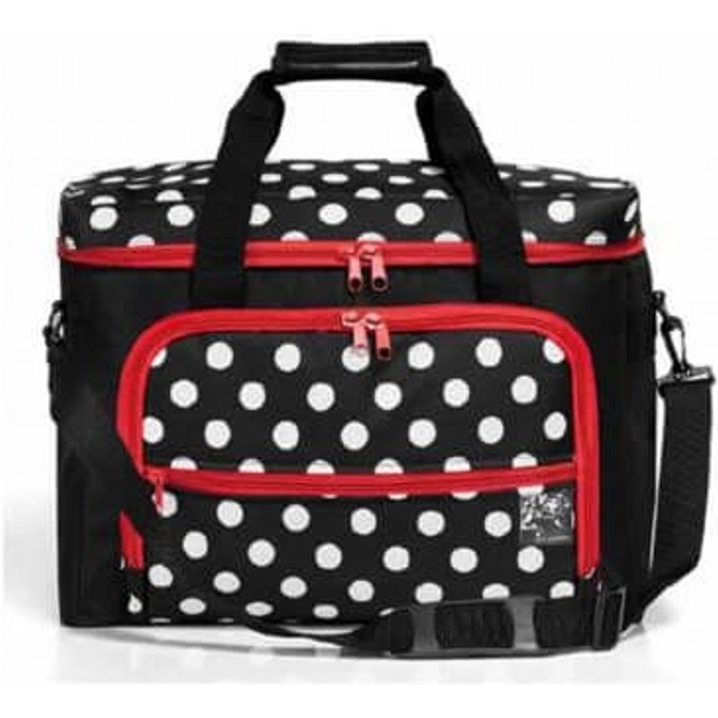 Sac de rangement pour trolley Ă pois Polka - Prym Noir