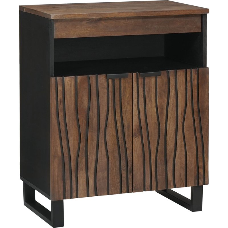 Vidaxl Buffet 60x33.5x75 Cm En Bois Massif