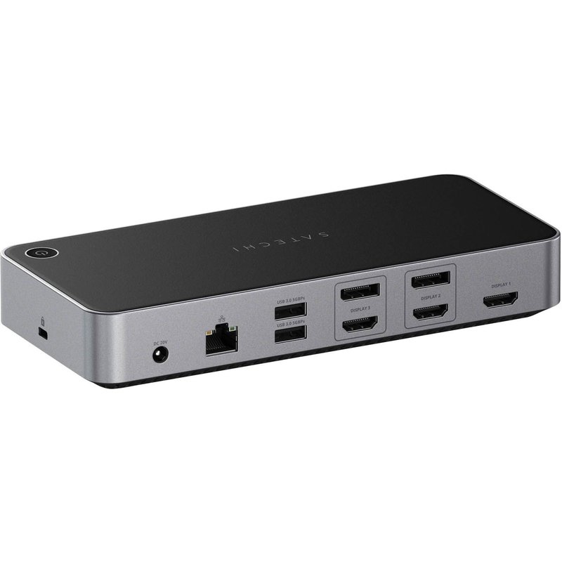 Hub pour iMac, MacBook 12 en 1 Affichage Triple écran Résolution 4K Satechi Gris