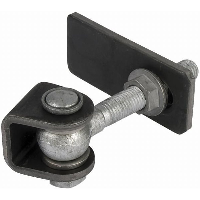 Gond de portail réglable à souder ouverture à 180° - boîte de 2 - M18 LOCINOX