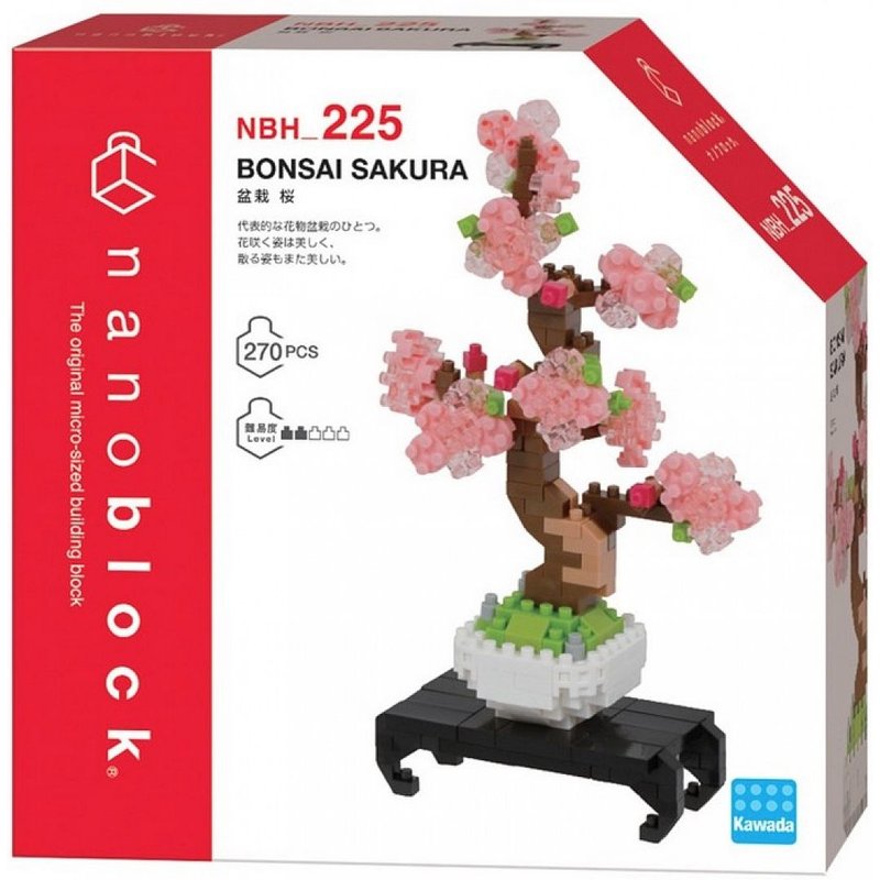 Nanoblock Bonsai Sakura 270 Pcs
