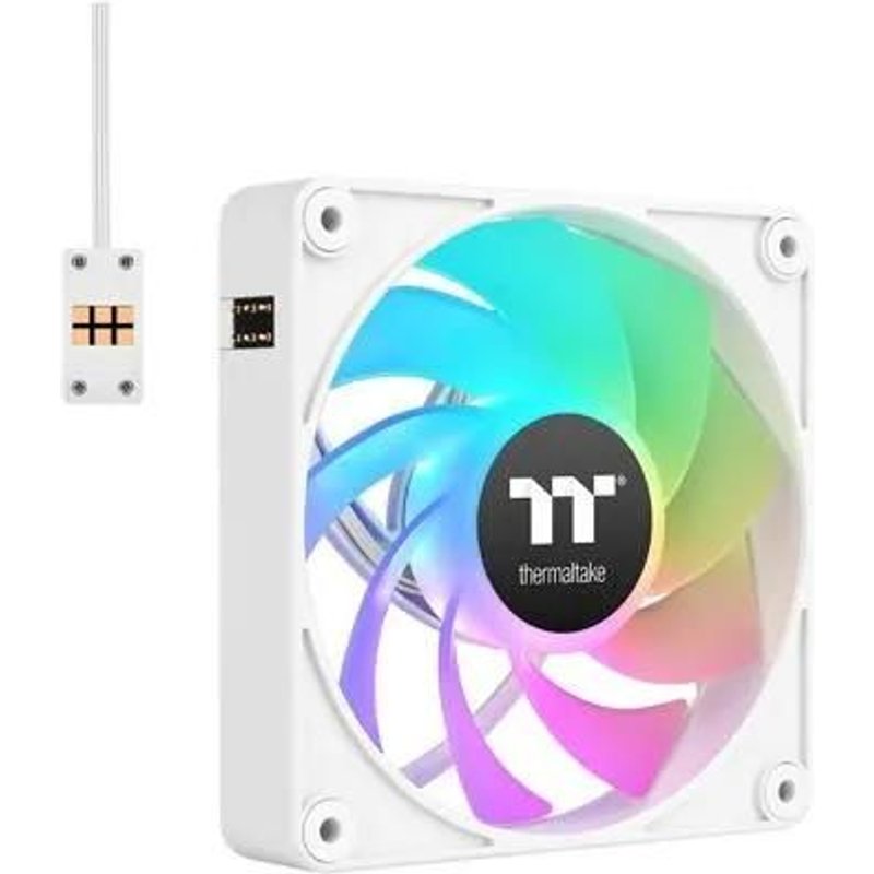 Ventilateur - THERMALTAKE - CT140 EX Reverse ARGB - Blanc - 94,95 CFM - 32,8 dBA