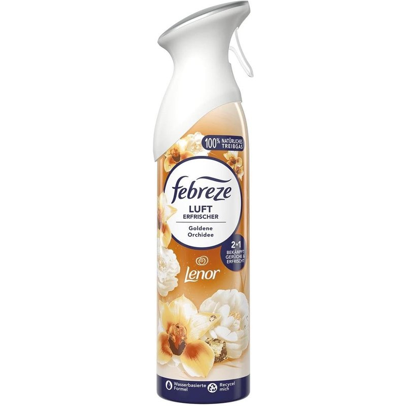 febreze Spray désodorisant Lenor Orchidée d'or, 185 ml