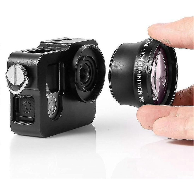 Téléobjectif 2x, compatible avec les appareils photo avec filetage 37 mm