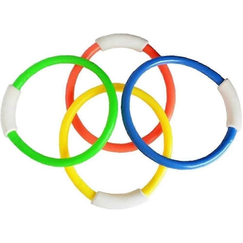 Anneaux De Plongée Sous-Marine Pour Enfants, Jouets De Piscine Aux Couleurs Assorties, 12 Pièces