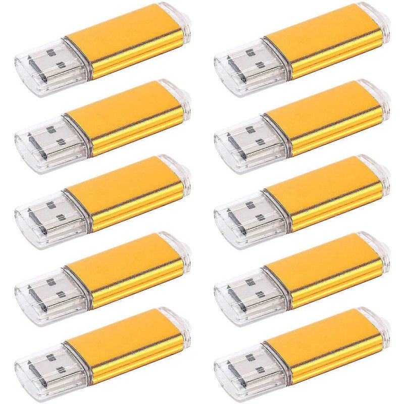 Clé USB 2.0 de Pâques (10 x 512 Mo) - Or