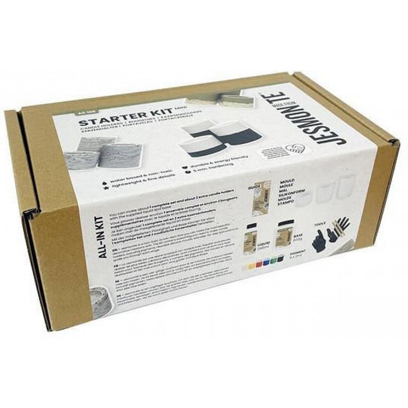 Coffret Jesmonite - Starter Kit Bougeoirs