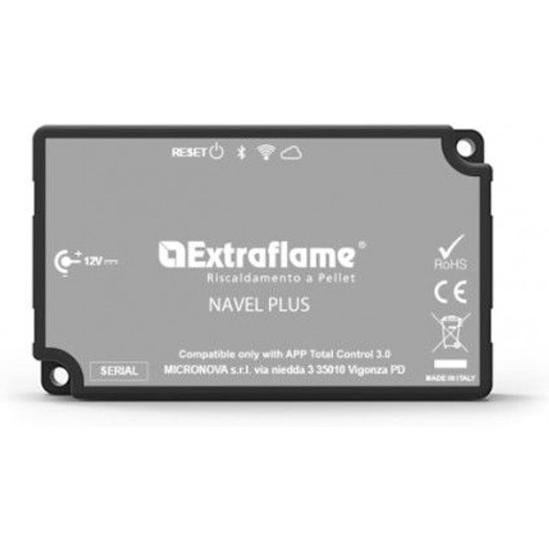 Module wifi à distance pour poêle - étiquette grise - Extraflame LA NORDICA EXTRAFLAME