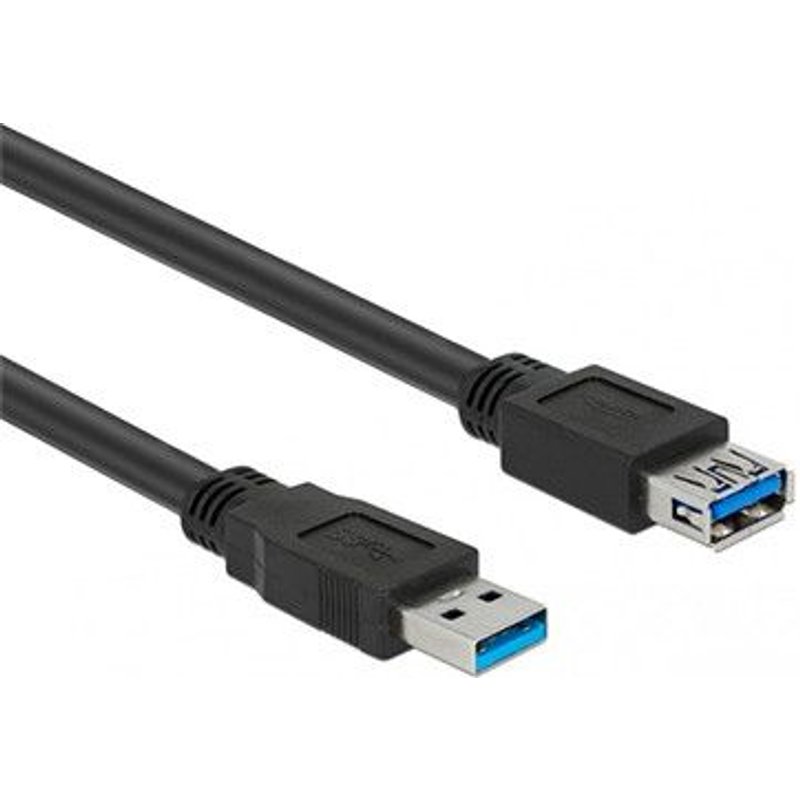 Hamlet XCU3A-MF10 câble USB USB 3.2 Gen 1 (3.1 Gen 1) 1 m USB A Noir