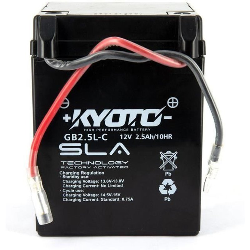 Batterie Kyoto GB2.5L-C SLA AGM prête à l'emploi