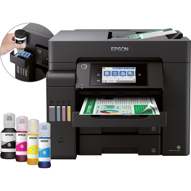 Epson EcoTank ET-5850 Jet d'encre A4 4800 x 1200 DPI 32 ppm Wifi