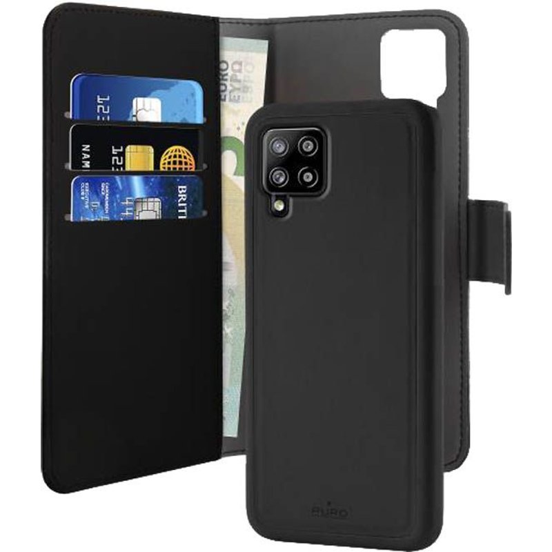 PURO PUROFOLIOMAGNGA42B - Folio Coque magnetique Noir Galaxy A42 5G