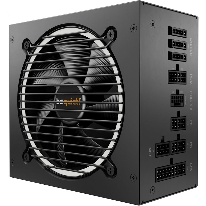 be quiet! Pure Power 12 M 750W - Alimentation électrique (interne) - ATX12V 3.0/ EPS12V 2.92 - 80 PLUS Gold - CA 100-240 V - 750 Watt - PFC active - noir