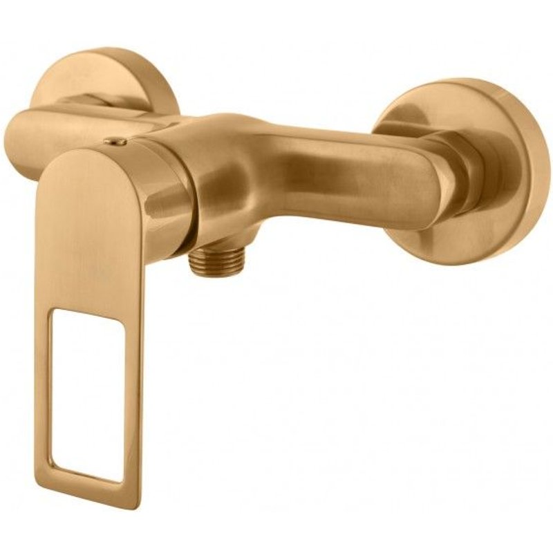 Mitigeur douche NIL en laiton doré brossé--