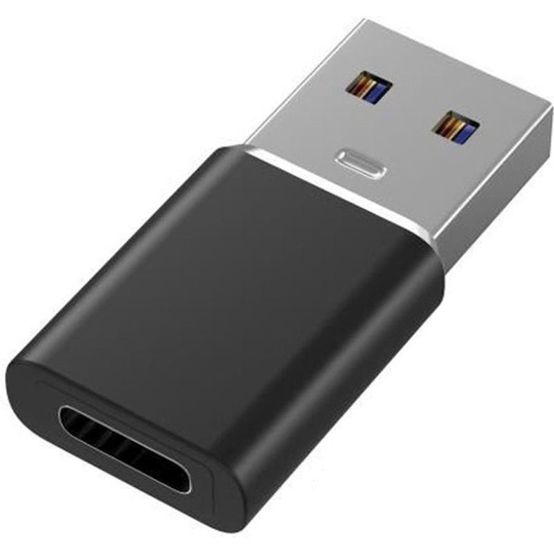 Adaptateur USB C Femelle vers USB A Mâle compatible secteur-Ordinateur vers USB-C pour Motorola