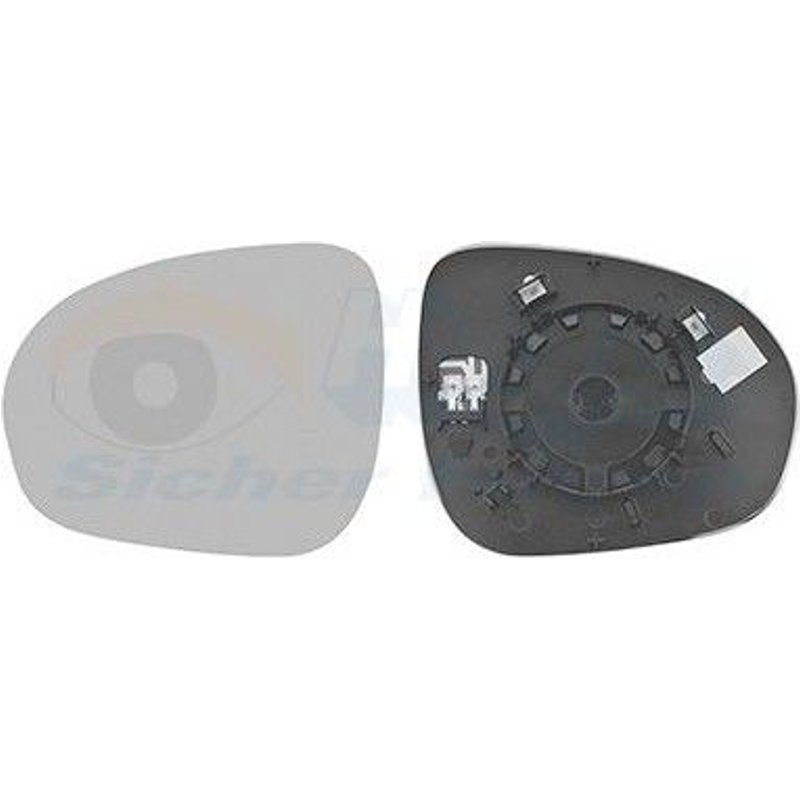 Vanwezel 1704837 - Miroir Rétroviseur Gauche Pour Fiat 500x De 09/2014 À Maintenant