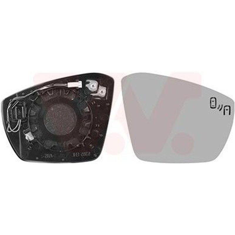 Vanwezel 5706836 - Miroir Rétroviseur Droit Pour Volkswagen T-Cross De 01/2019 À Maintenant