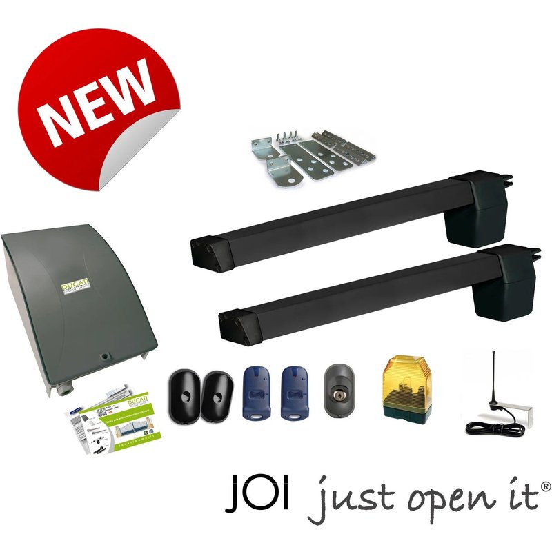 Kit Motorisation Portail Automatisme Ducati Home Automation HC619 PRO - pour portail Ă 2 vantaux battants maximum 6m 600kg