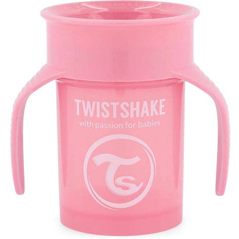 Tasse D'apprentissage 360° Rose 230 Ml De Twistshake