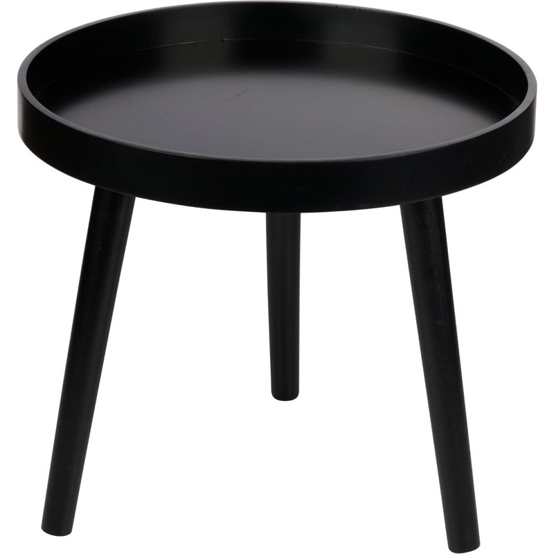 Arti Casa Table D'appoint Ø40 X 36 Cm Table Basse Ronde En Bois - Petite Table De Nuit Ou D'ambiance - Compact Pour Salon Ou Chambre