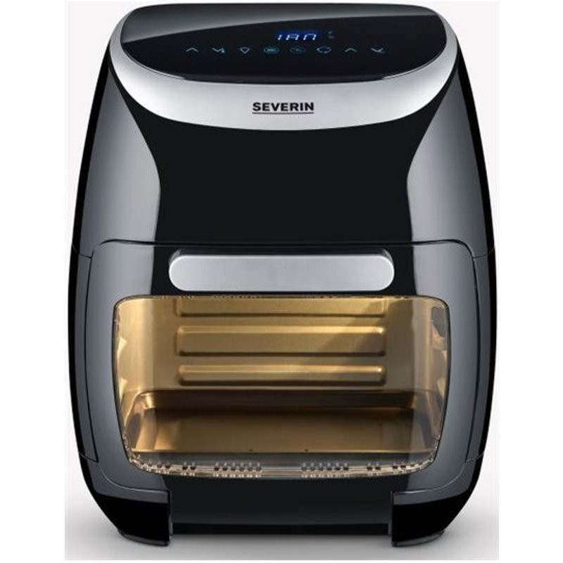 SEVERIN FR 2446 - Friteuse avec peu d'huile - 11 litres - 2000 Watt - noir / argent