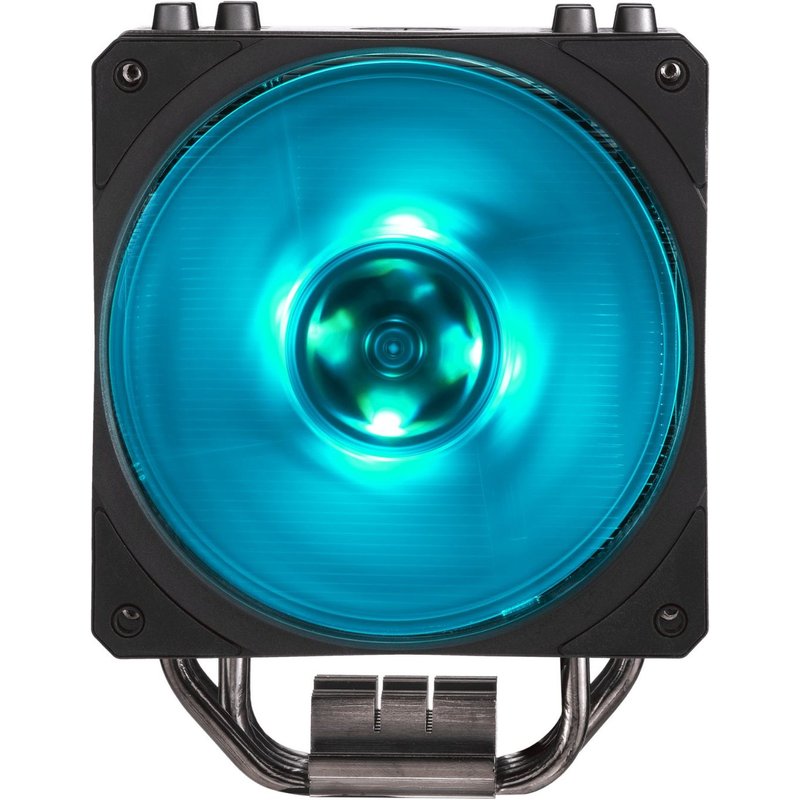 Cooler Master Hyper 212 RGB - Black Edition - refroidisseur de processeur - (pour : LGA2066, LGA2011-3, LGA2011, LGA1700, LGA1200, LGA1151, LGA1150, LGA1155, LGA1156, LGA1366, AM4, AM3+, AM3...