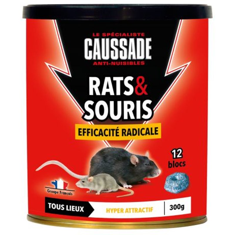 Appâts anti-nuisibles rats et souris 150g
