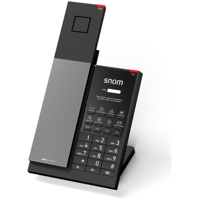Snom HD351W téléphone fixe Noir Wifi