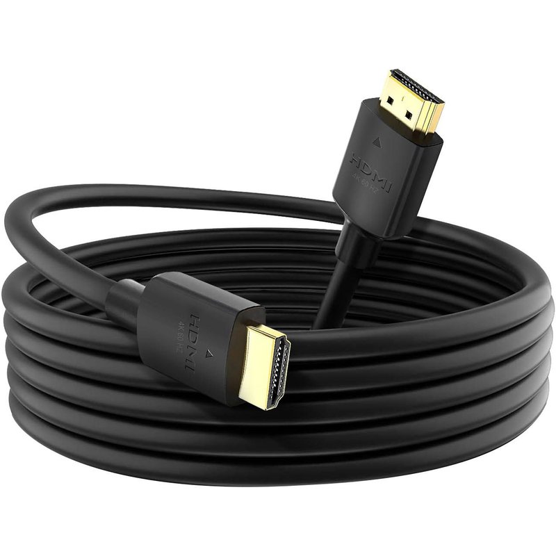Câble HDMI 2.0 pour TV 4K 60Hz Connecteurs Plaqués Or 2m Swissten Noir