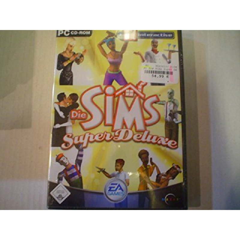 Die Sims Super Deluxe - Ensemble Complet - 1 Utilisateur - Pc - Cd - Win - Allemand