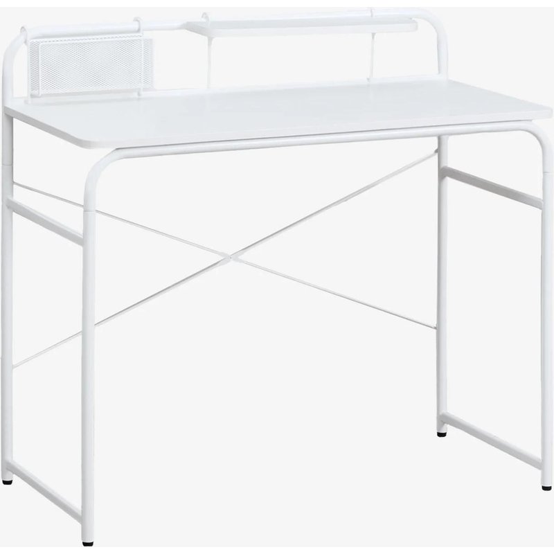 Bureau Sibila En Acier Et Bois Blanc