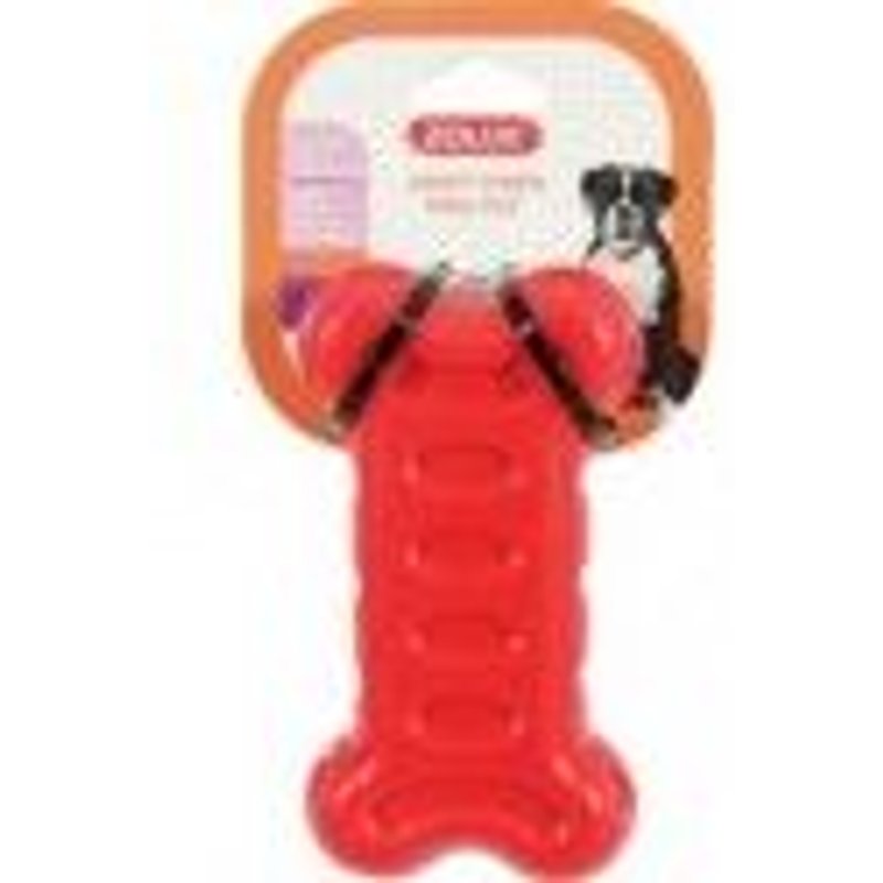 Zolux Bubble Jouet Os Pour Chien Rouge 8 X 3,3 X 15 Cm