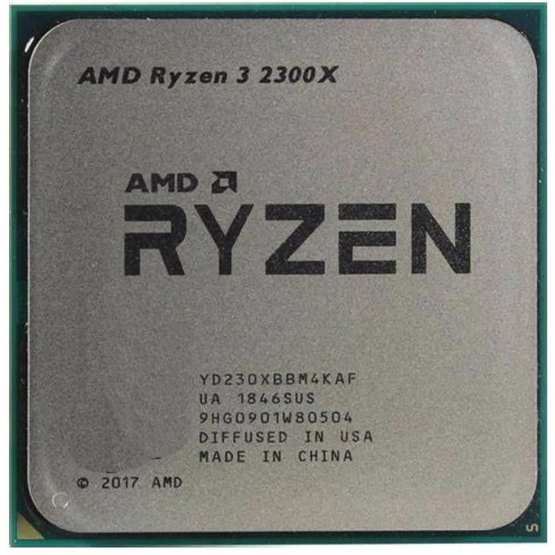 AMD Ryzen 3 2300X 3.5GHz 4 coeurs 4 filetages 12nm Socket AM4 65W