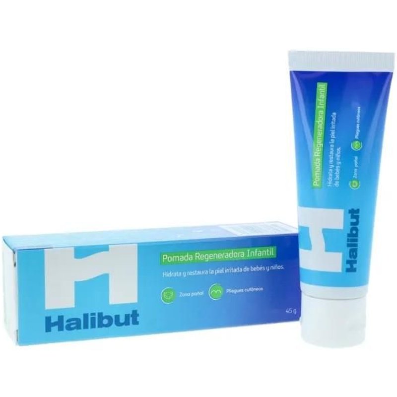 Halibut - Onguent Régénérant Pour Enfants Flétan 45 G De Crème