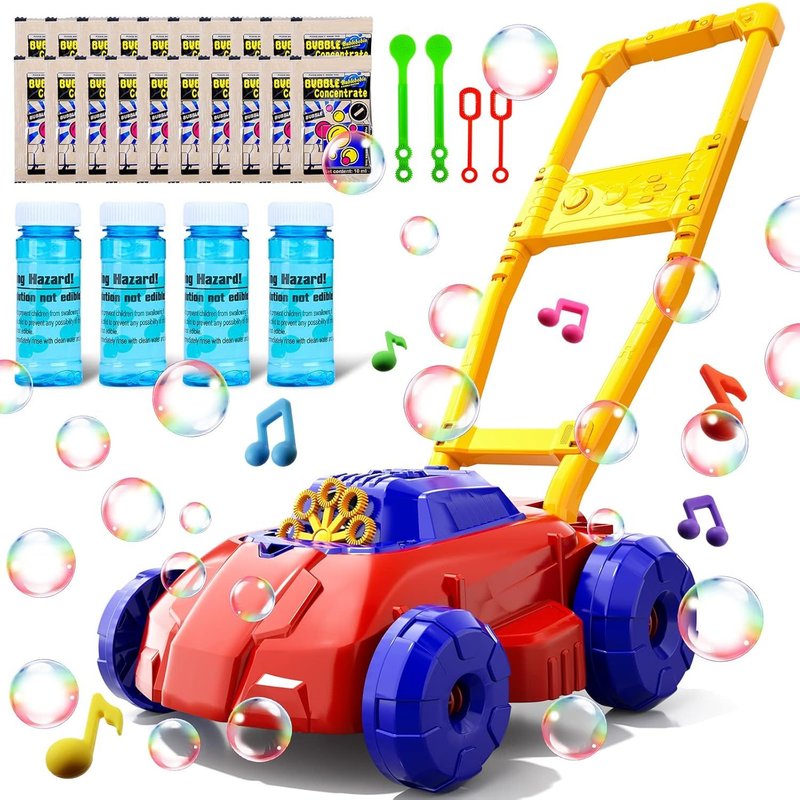 Bubble Machine Trimmer For Child,Electric Bubble Trolley,Automatic Bubble Maker Toys,Bubble Toy For Outdoor Activities Kid 3 4 5 Years Old