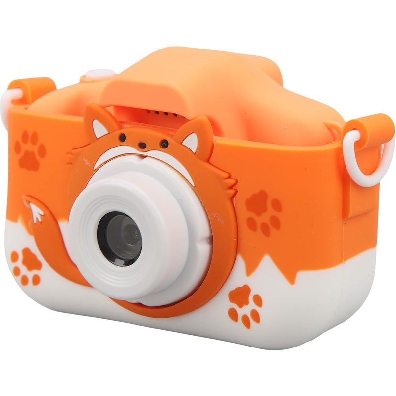 asas-Caméra,Écran Ips 2 Pouces Protection Des Yeux 40Mp Photo Enfants Caméra Hd 1080P Vidéo Pour La Fête Pour Les Personnes Âgées De 6 Ans Et Plus(Orange)
