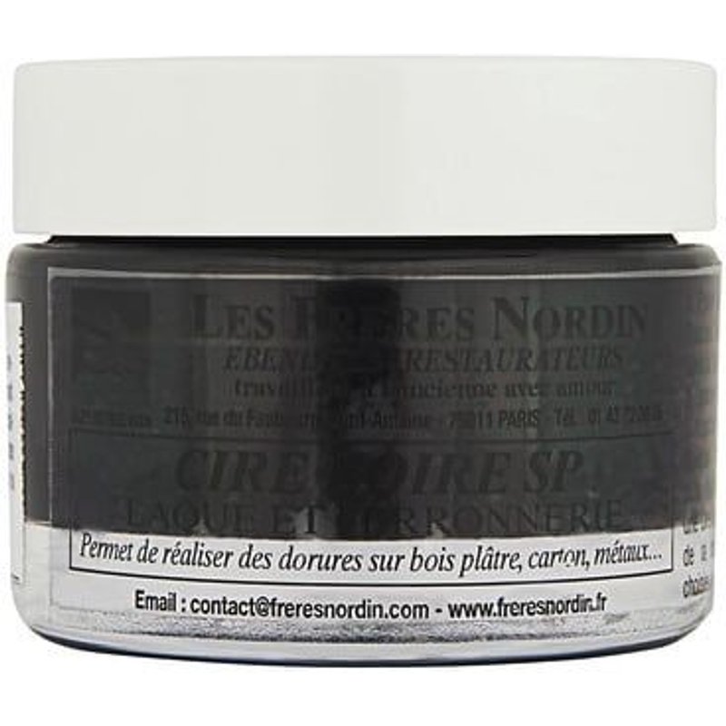 Nordin - Cire noire laque et ferronnerie 25 ml - Noir