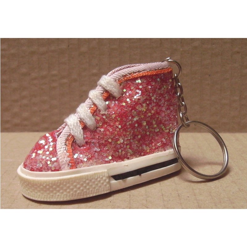 Porte-Clés Basket Rouge Et Dorée