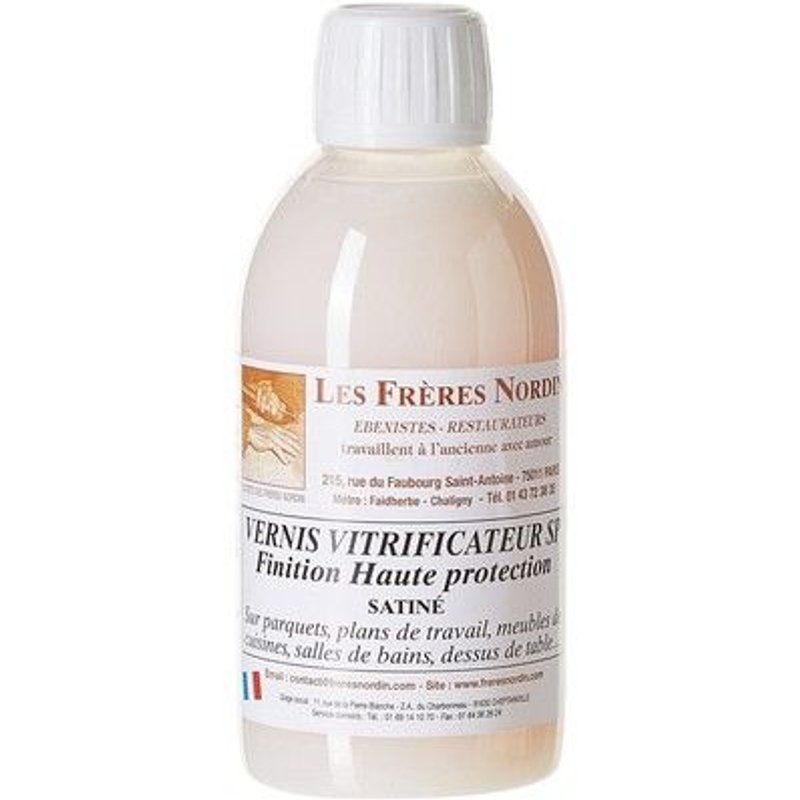Nordin - Vernis sp vitrificateur finition bois satiné 250 ml - Bois