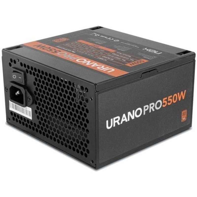 NOX Urano Pro unité d'alimentation d'énergie 550 W 20+4 pin ATX ATX Noir, Orange